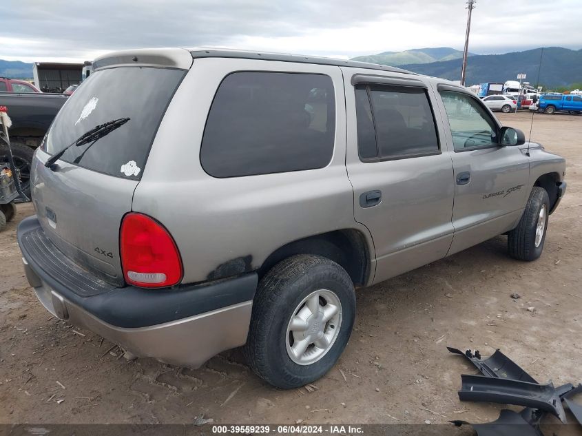 2000 Dodge Durango VIN: 1B4HS28N1YF141836 Lot: 39559239