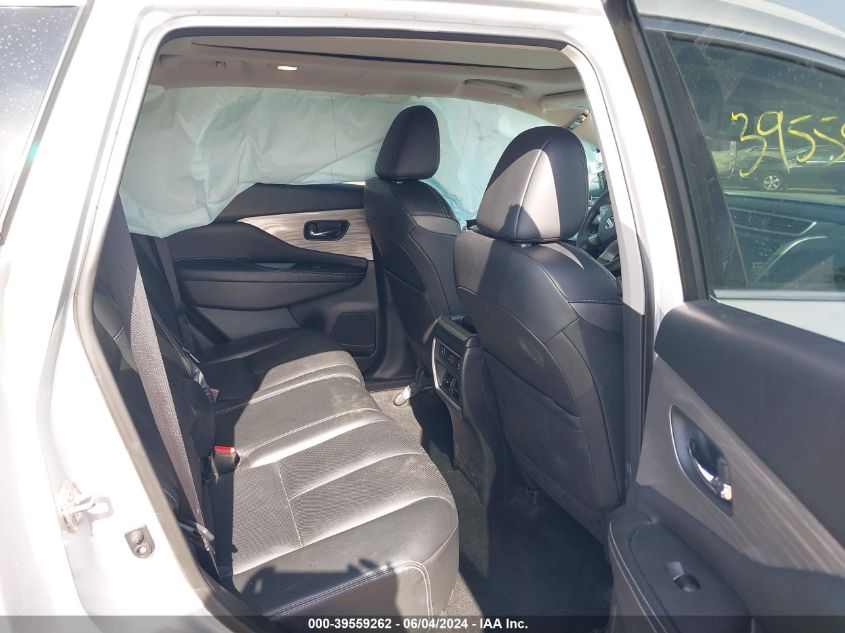 2018 Nissan Murano Sl VIN: 5N1AZ2MH3JN187062 Lot: 39559262