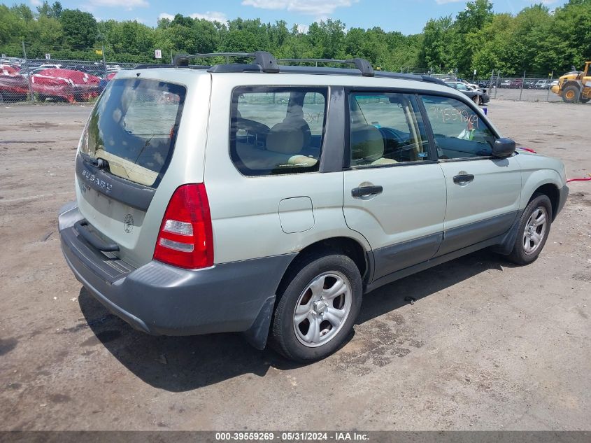 2005 Subaru Forester 2.5X VIN: JF1SG63675H732020 Lot: 39559269