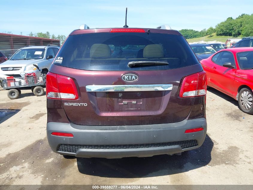 2013 Kia Sorento Lx VIN: 5XYKTDA6XDG354957 Lot: 39559277