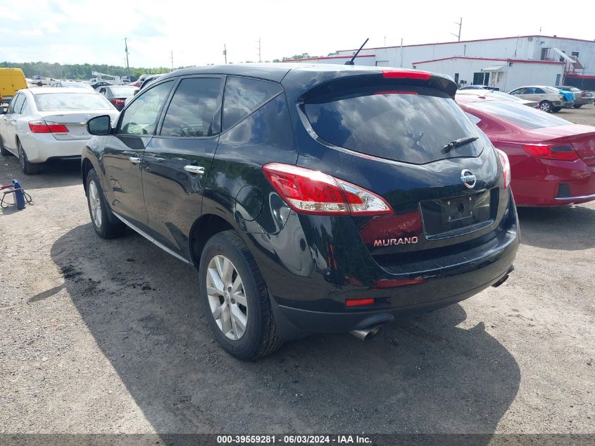 2013 Nissan Murano S/Sl/Le VIN: JN8AZ1MW2DW319423 Lot: 39559281