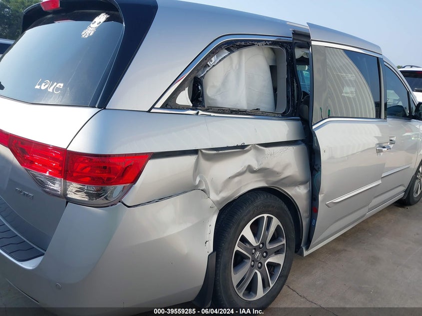 2014 Honda Odyssey Touring/Touring Elite VIN: 5FNRL5H98EB010279 Lot: 39559285