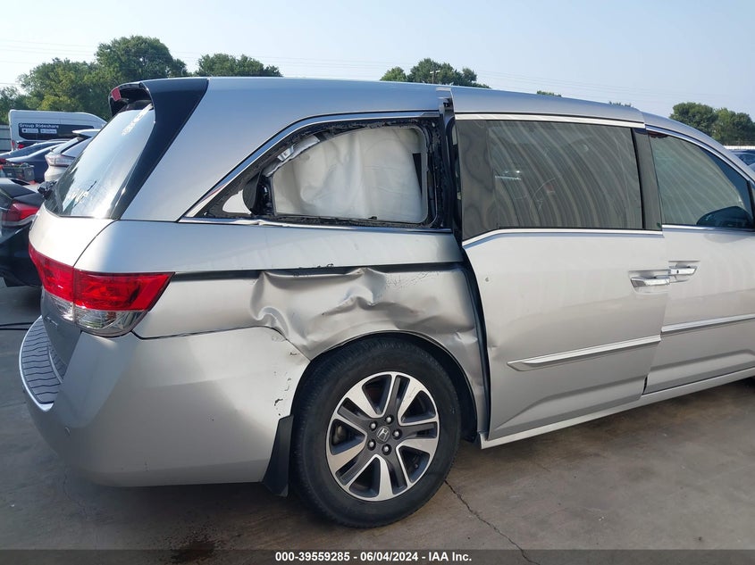 2014 Honda Odyssey Touring/Touring Elite VIN: 5FNRL5H98EB010279 Lot: 39559285