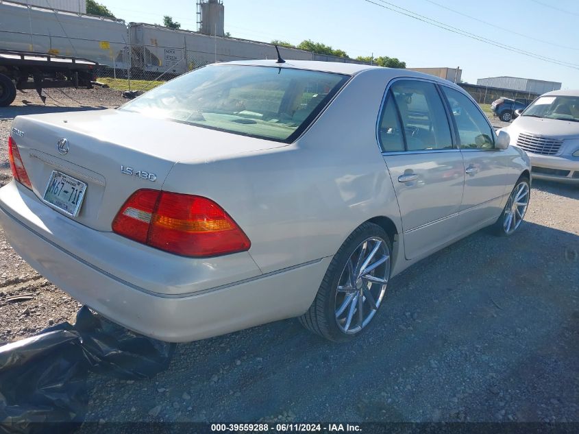 2001 Lexus Ls 430 VIN: JTHBN30F910030646 Lot: 39559288