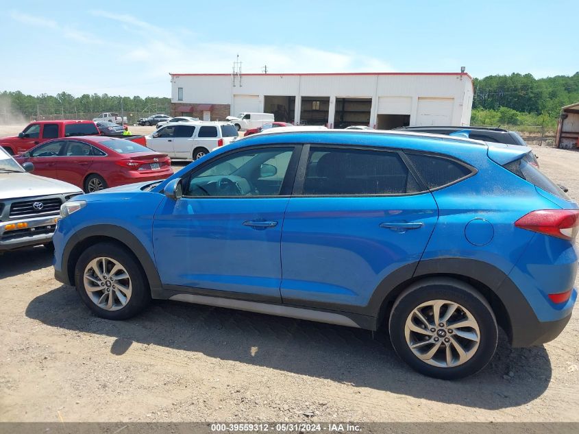 2018 Hyundai Tucson Sel VIN: KM8J3CA43JU646668 Lot: 39559312