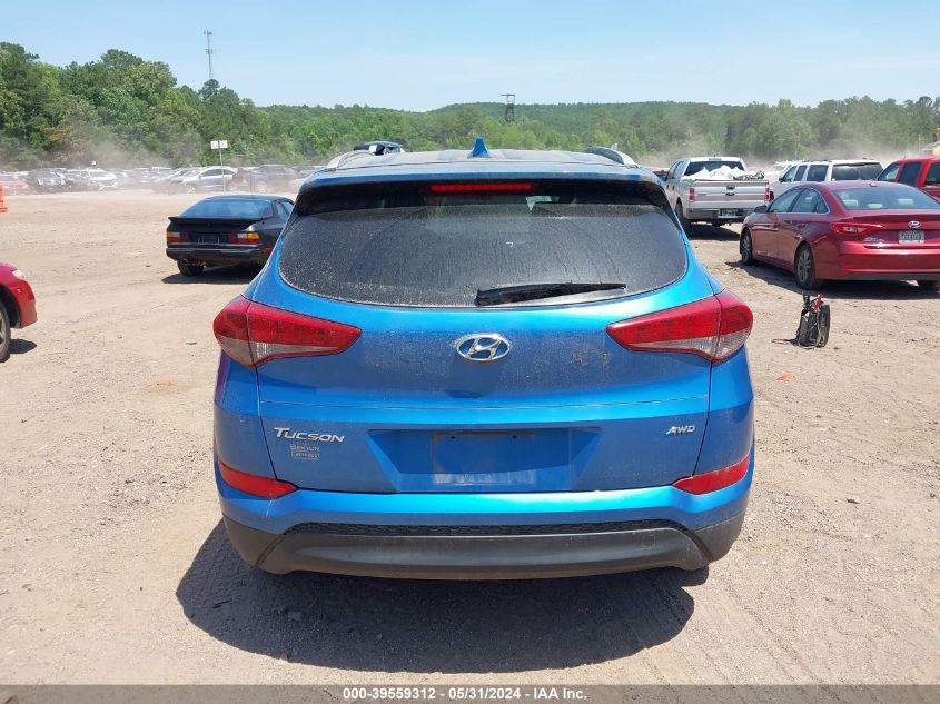 2018 Hyundai Tucson Sel VIN: KM8J3CA43JU646668 Lot: 39559312