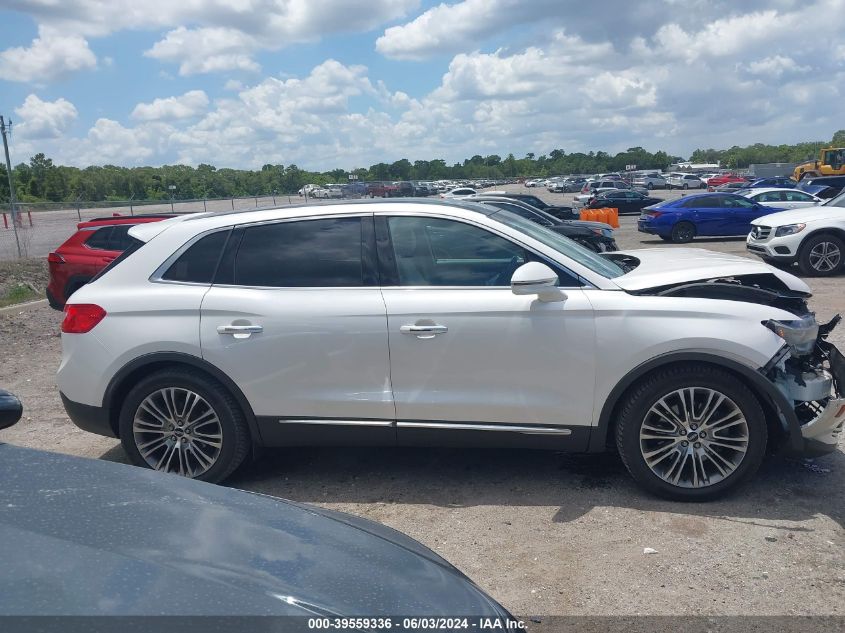 2016 Lincoln Mkx Reserve VIN: 2LMTJ6LR9GBL33636 Lot: 39559336