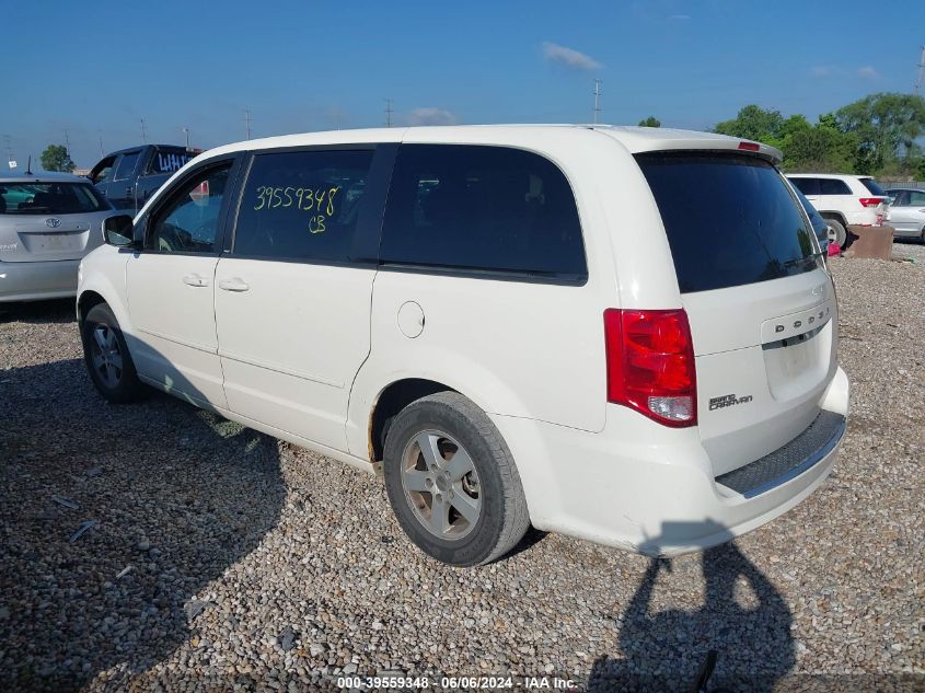 2013 Dodge Grand Caravan Sxt VIN: 2C4RDGCGXDR527679 Lot: 39559348