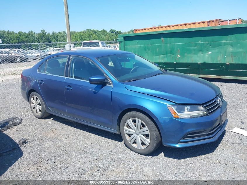 2017 Volkswagen Jetta 1.4T S VIN: 3VW2B7AJ6HM239402 Lot: 39559353