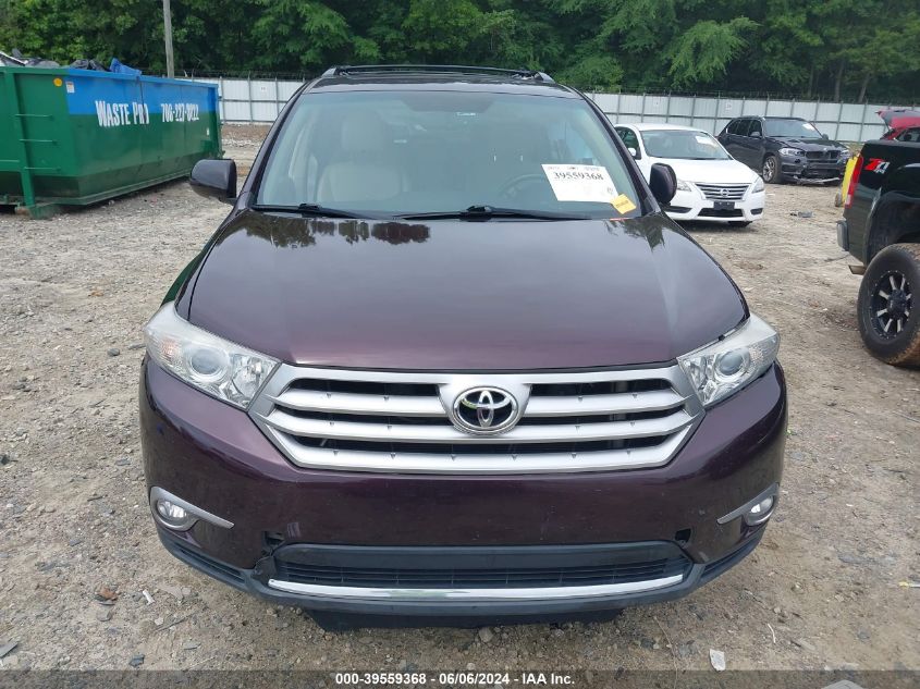 2011 Toyota Highlander Limited V6 VIN: 5TDYK3EH3BS031952 Lot: 39559368