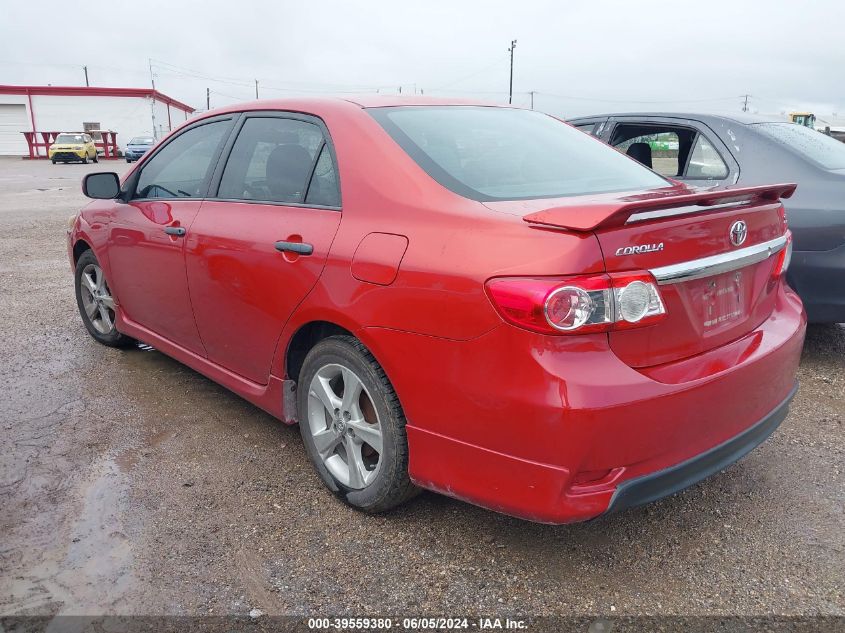 2013 Toyota Corolla S VIN: 5YFBU4EE7DP078022 Lot: 39559380