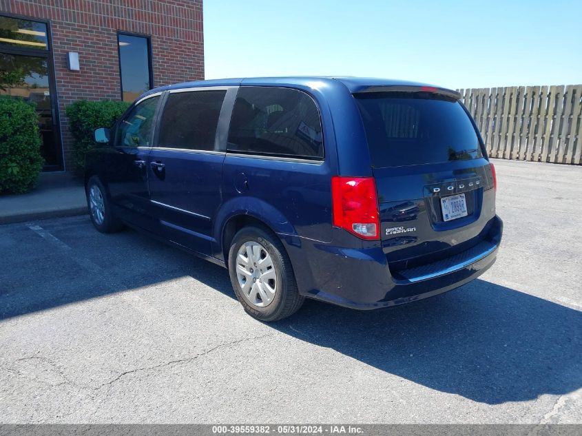 2016 Dodge Grand Caravan Se VIN: 2C4RDGBG5GR114624 Lot: 39559382