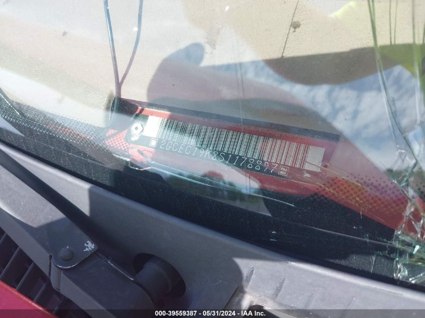 1995 Chevrolet Gmt-400 C1500 VIN: 2GCEC19K8S1178897 Lot: 39559387