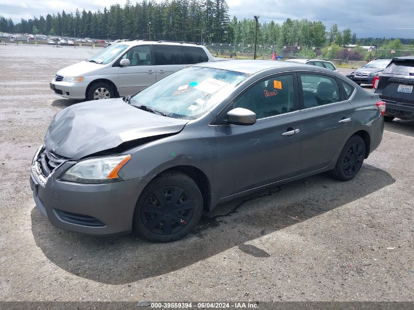 2015 Nissan Sentra Sv VIN: 3N1AB7AP4FY214025 Lot: 39559394