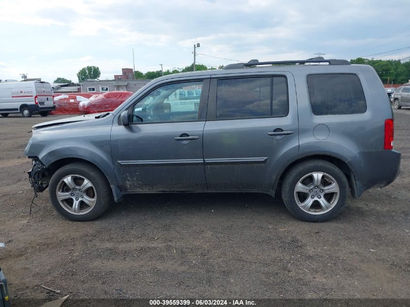 2013 Honda Pilot Ex-L VIN: 5FNYF4H58DB073455 Lot: 39559399