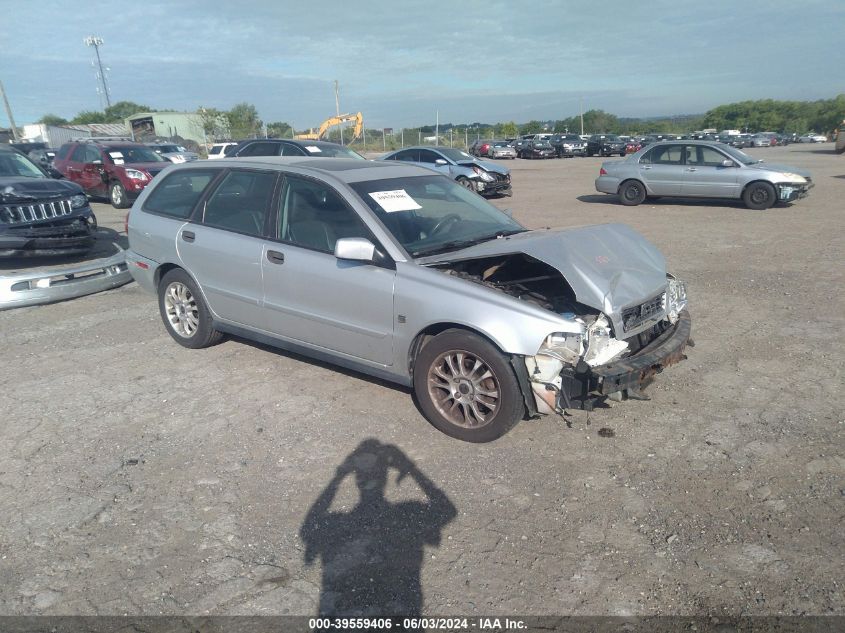 2004 Volvo V40 1.9T VIN: YV1VW27504F056776 Lot: 39559406