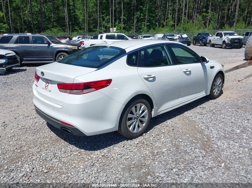 Vin: 5xxgt4l39jg256186, lot: 40045390, kia optima lx 20184