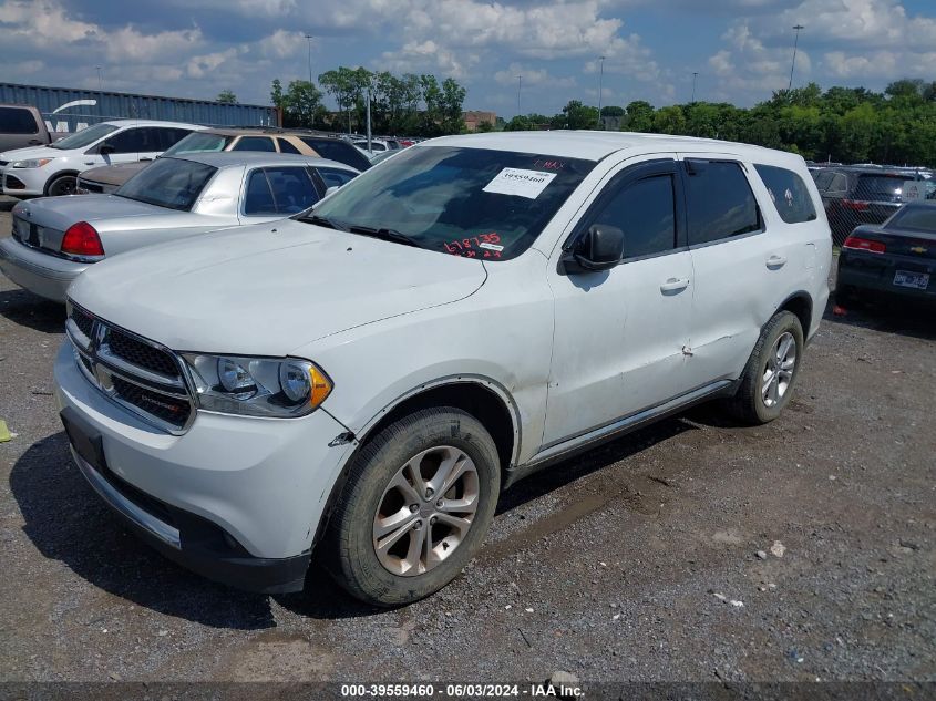 2013 Dodge Durango Sxt VIN: 1C4RDJAG2DC678735 Lot: 39559460