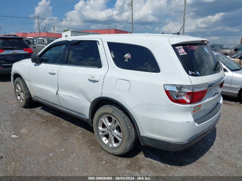 2013 Dodge Durango Sxt VIN: 1C4RDJAG2DC678735 Lot: 39559460