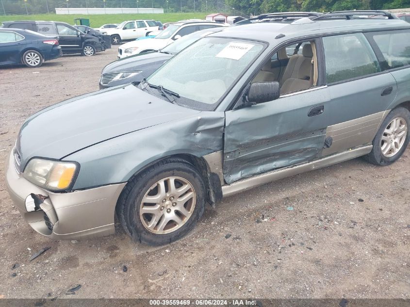 2001 Subaru Outback VIN: 4S3BH665017657722 Lot: 39559469