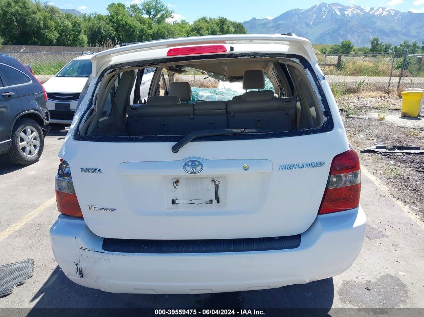 2004 Toyota Highlander V6 VIN: JTEEP21AX40015675 Lot: 39559475