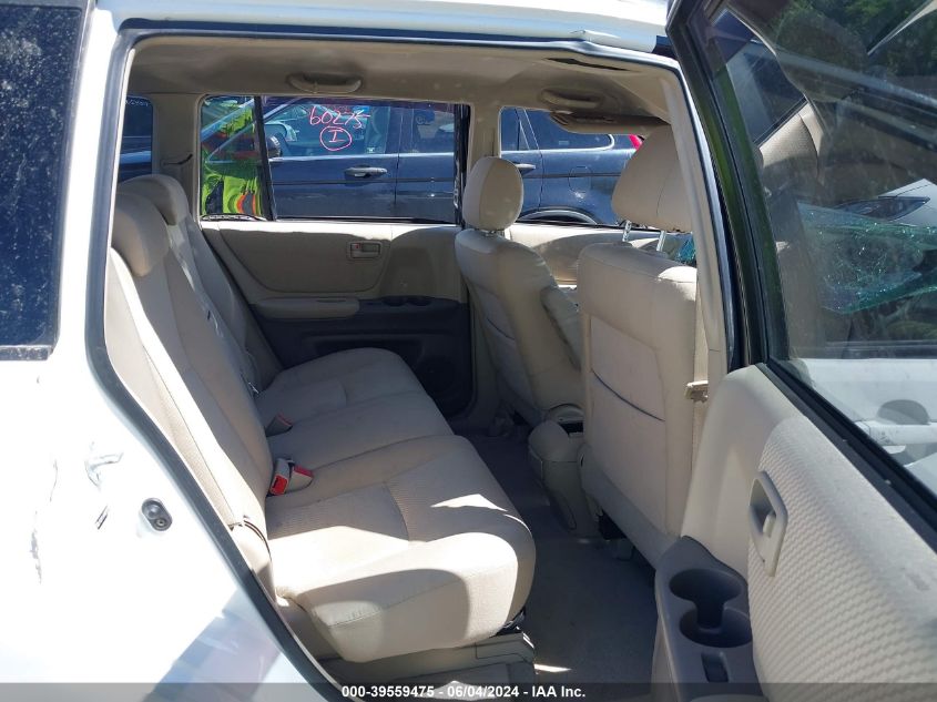 2004 Toyota Highlander V6 VIN: JTEEP21AX40015675 Lot: 39559475