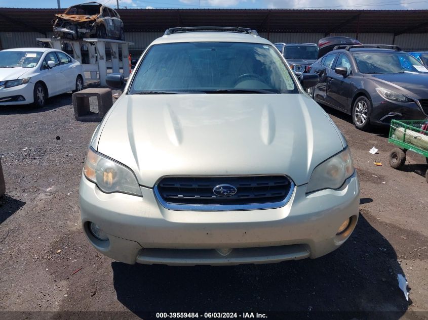 2006 Subaru Outback 2.5I VIN: 4S4BP61C667322119 Lot: 39559484