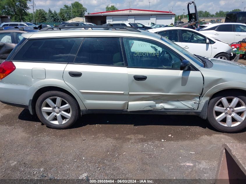 2006 Subaru Outback 2.5I VIN: 4S4BP61C667322119 Lot: 39559484