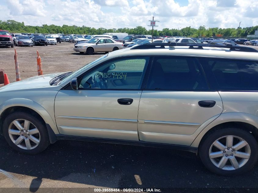 2006 Subaru Outback 2.5I VIN: 4S4BP61C667322119 Lot: 39559484