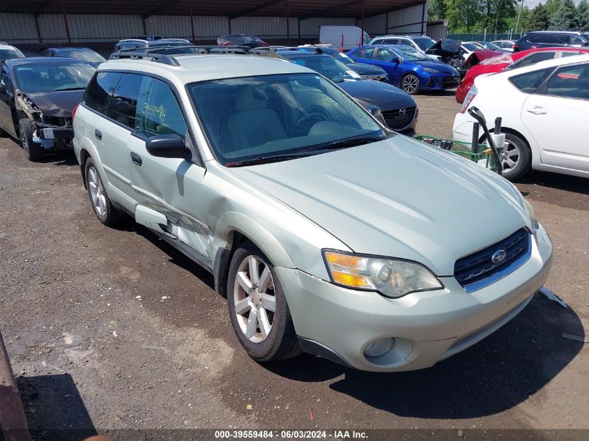 2006 Subaru Outback 2.5I VIN: 4S4BP61C667322119 Lot: 39559484