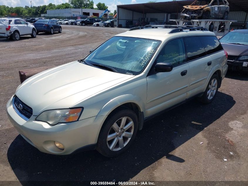 2006 Subaru Outback 2.5I VIN: 4S4BP61C667322119 Lot: 39559484