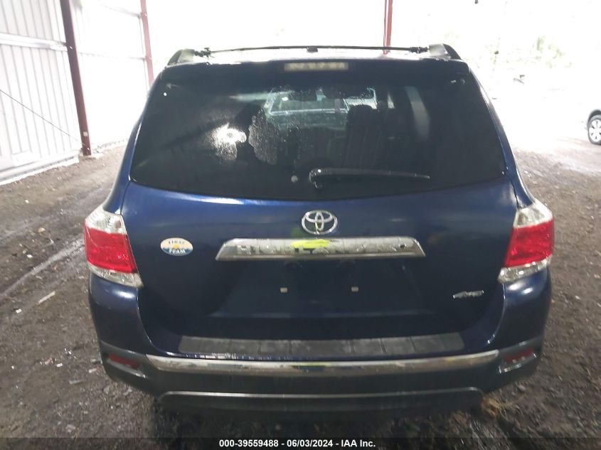 2013 Toyota Highlander Limited V6 VIN: 5TDDK3EH1DS214221 Lot: 39559488
