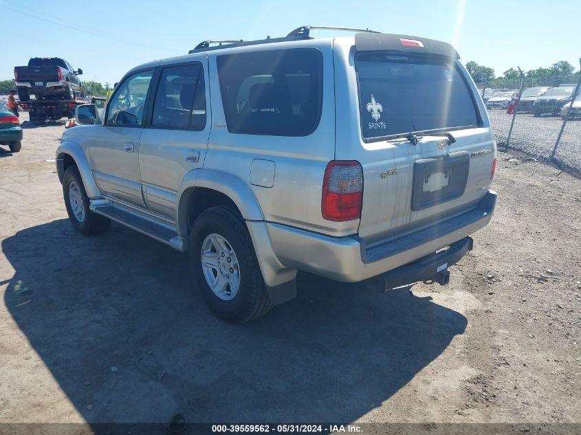 1999 Toyota 4Runner Limited V6 VIN: JT3HN87R2X0196741 Lot: 39559562