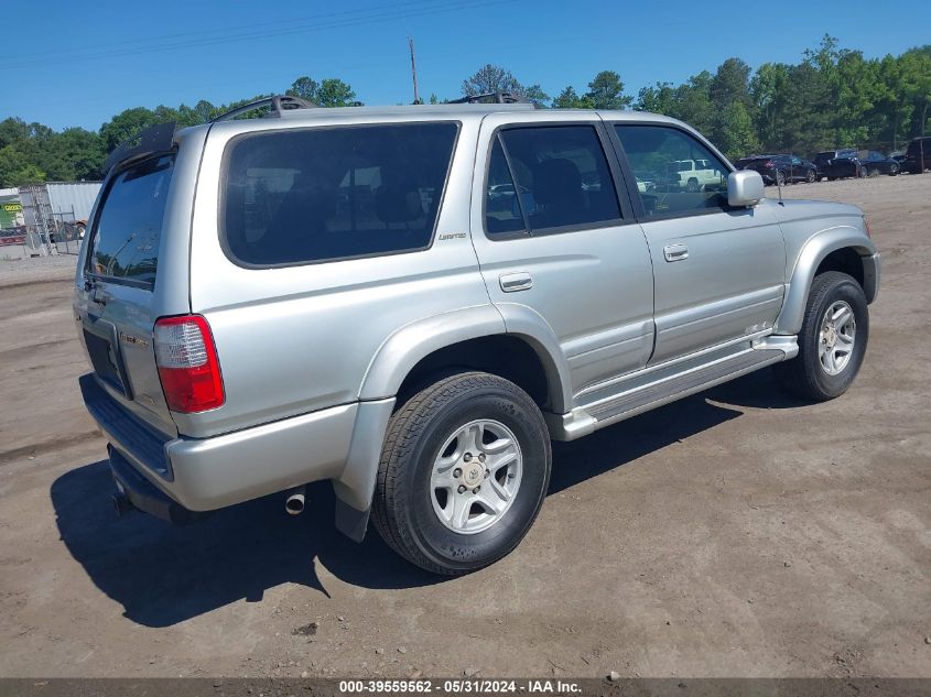 1999 Toyota 4Runner Limited V6 VIN: JT3HN87R2X0196741 Lot: 39559562