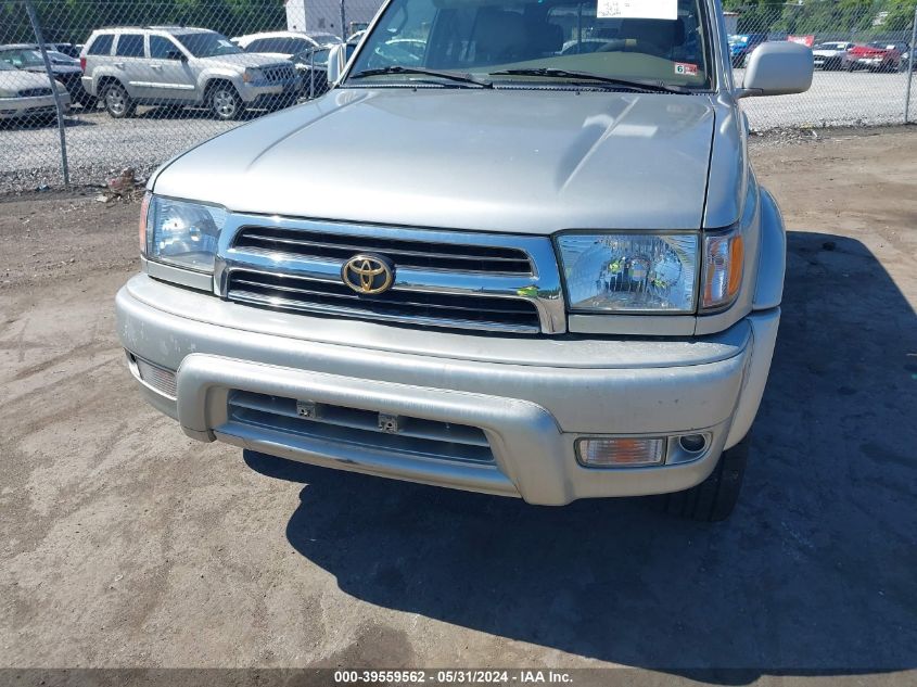 1999 Toyota 4Runner Limited V6 VIN: JT3HN87R2X0196741 Lot: 39559562