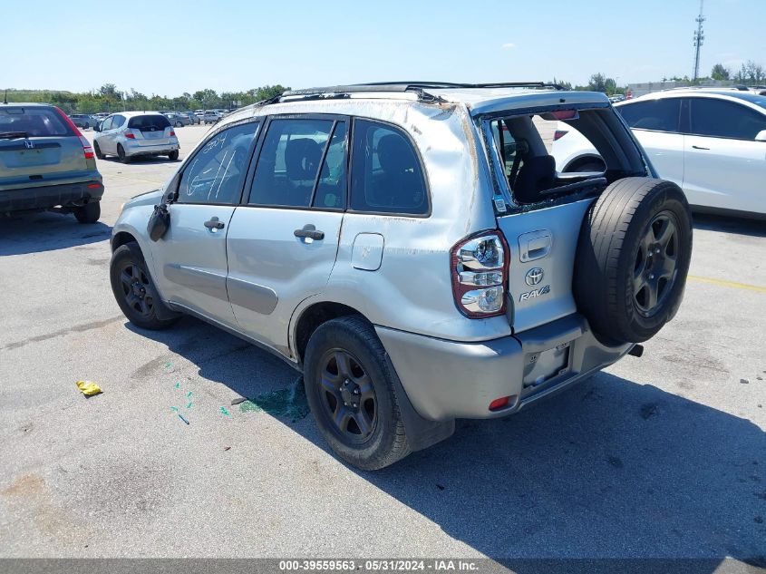 2004 Toyota Rav4 VIN: JTEGD20V840019780 Lot: 39559563