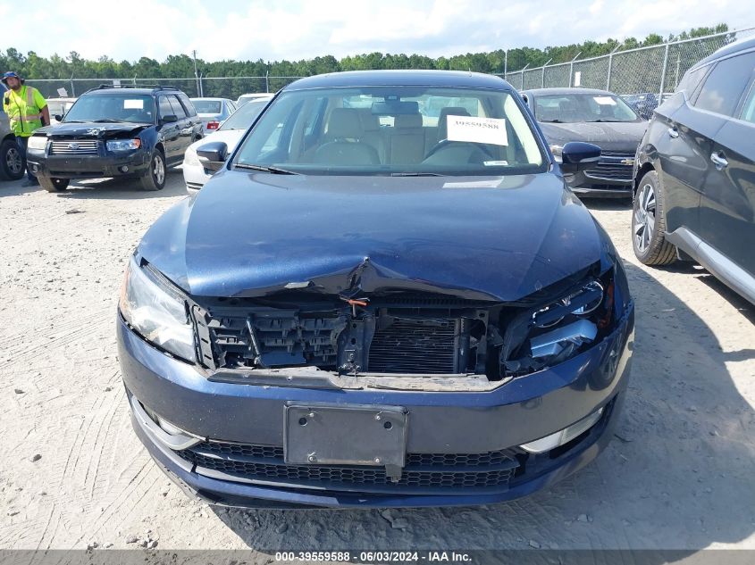 2013 Volkswagen Passat 2.0L Tdi Sel Premium VIN: 1VWCN7A39DC008938 Lot: 39559588