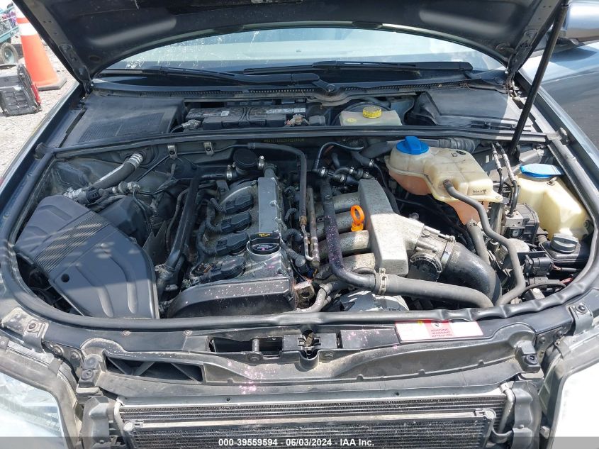 2005 Audi A4 1.8T/1.8T Special Edition VIN: WAULC68E05A124534 Lot: 39559594