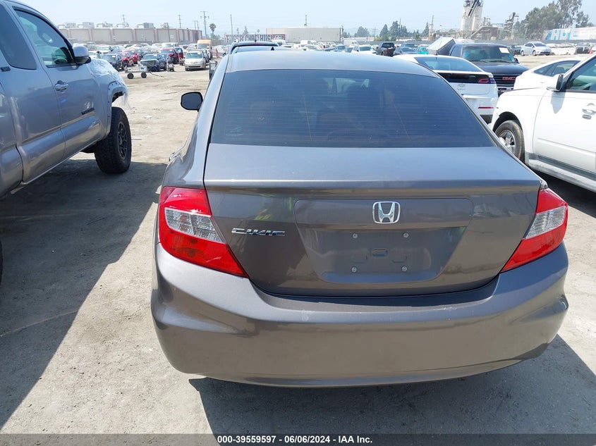 2012 Honda Civic Ex VIN: 19XFB2F83CE344804 Lot: 39559597