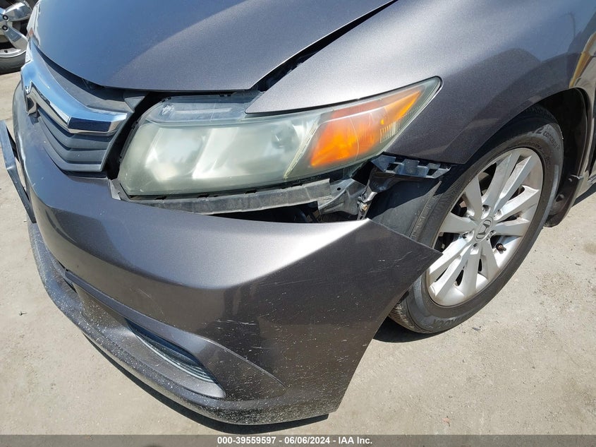 2012 Honda Civic Ex VIN: 19XFB2F83CE344804 Lot: 39559597