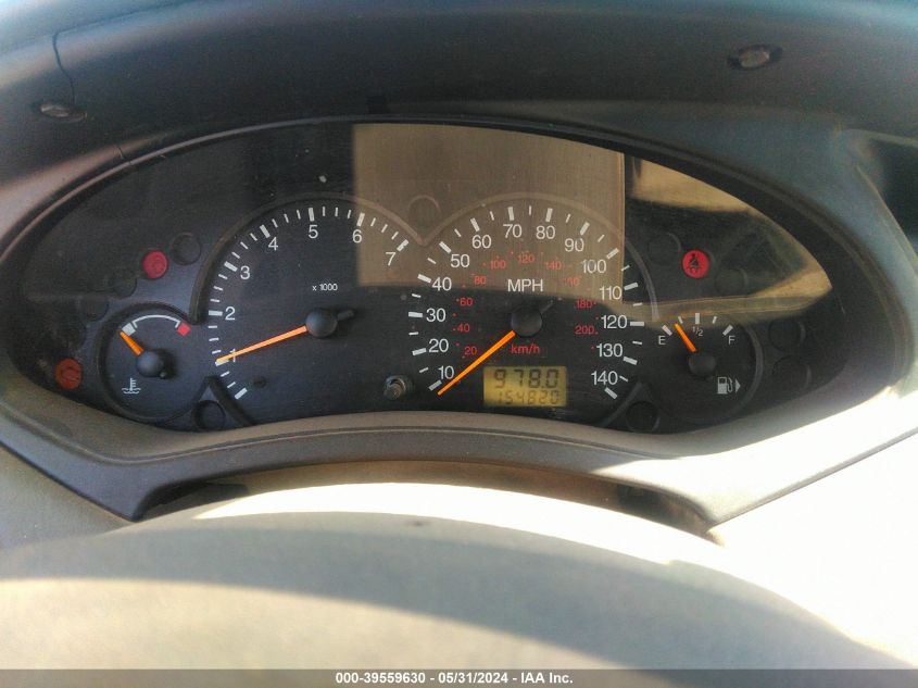 2000 Ford Focus Se VIN: 1FAFP3438YW125497 Lot: 39559630