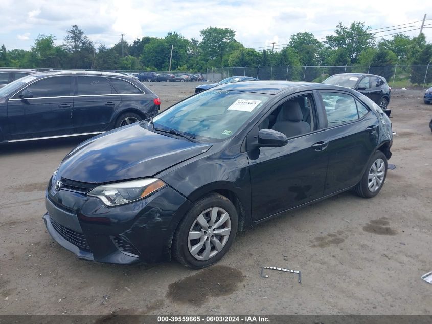 2016 TOYOTA COROLLA LE - 2T1BURHE5GC653103