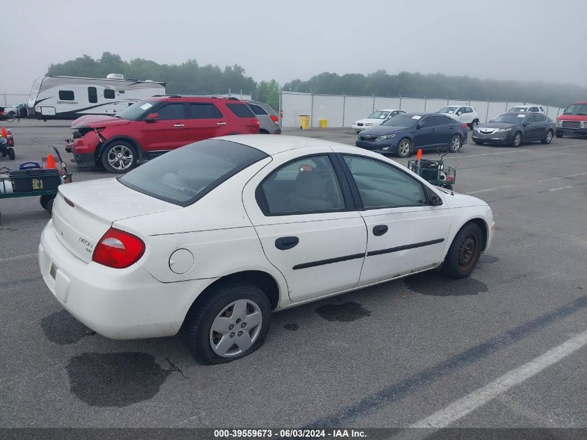 2003 Dodge Neon Se VIN: 1B3ES26C03D156230 Lot: 39559673