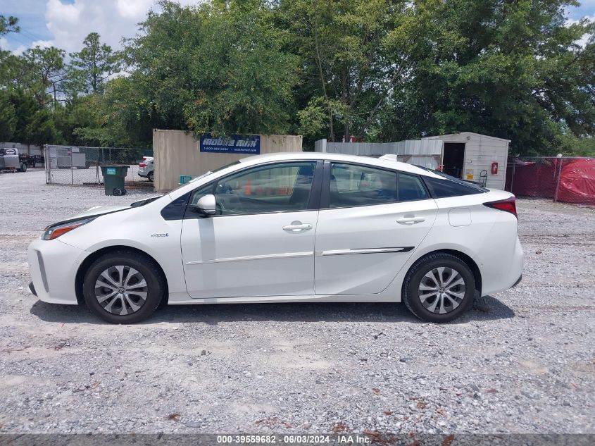 2020 Toyota Prius Xle Awd-E VIN: JTDL9RFU1L3015708 Lot: 39559682
