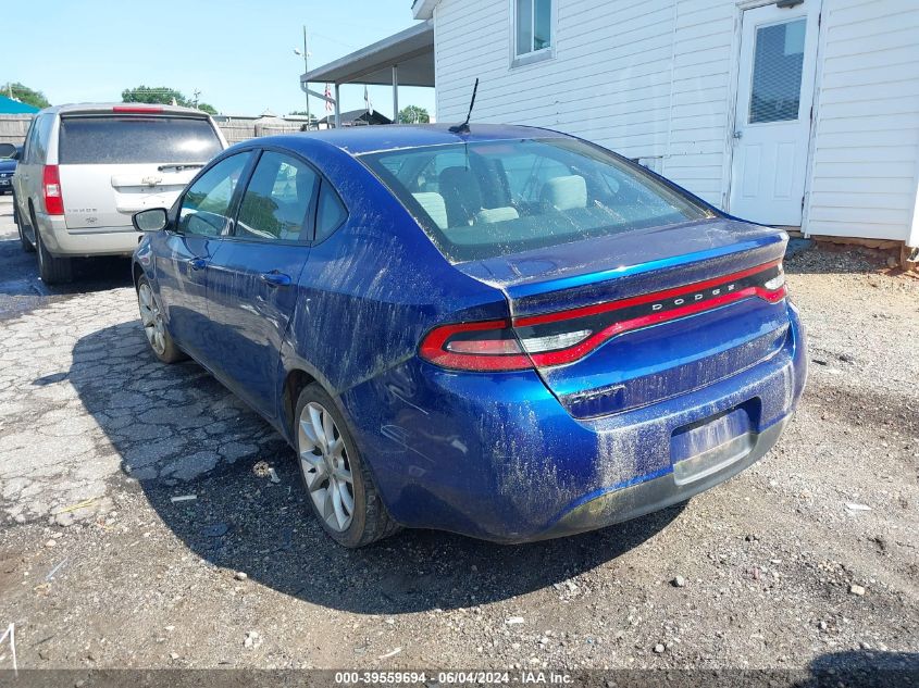 2013 Dodge Dart Sxt VIN: 1C3CDFBA3DD136801 Lot: 39559694