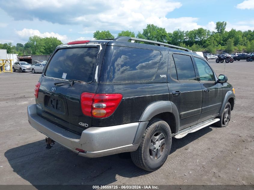 2004 Toyota Sequoia Sr5 V8 VIN: 5TDBT44A44S219492 Lot: 39559725