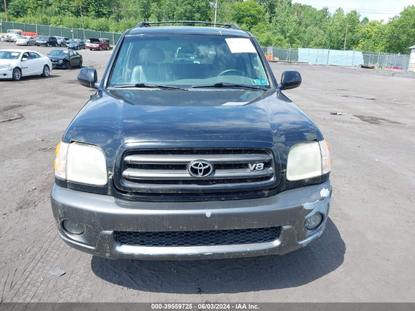 2004 Toyota Sequoia Sr5 V8 VIN: 5TDBT44A44S219492 Lot: 39559725