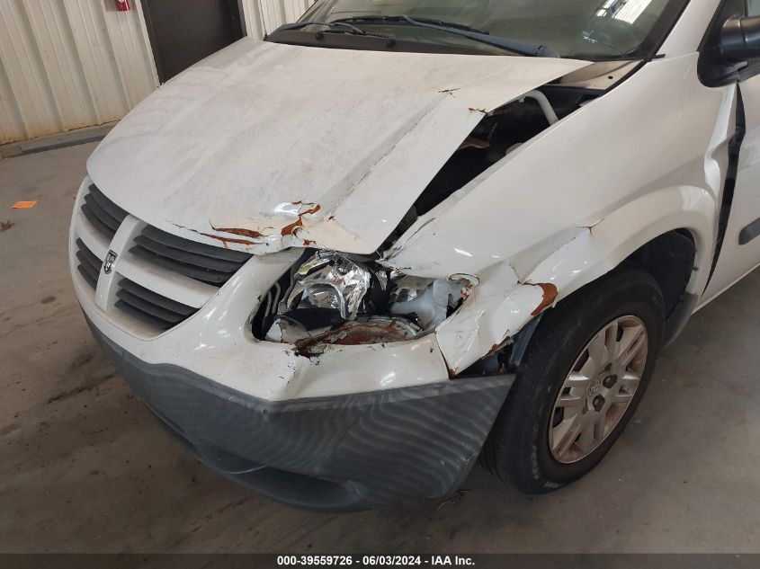 2006 Dodge Caravan Se VIN: 1D4GP25B76B603771 Lot: 39559726