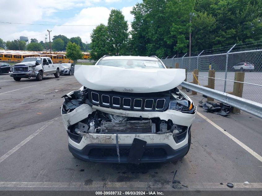 2021 Jeep Compass Sport Fwd VIN: 3C4NJCABXMT508182 Lot: 39559732