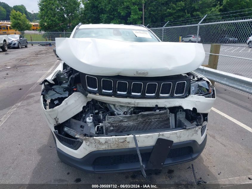 2021 Jeep Compass Sport Fwd VIN: 3C4NJCABXMT508182 Lot: 39559732